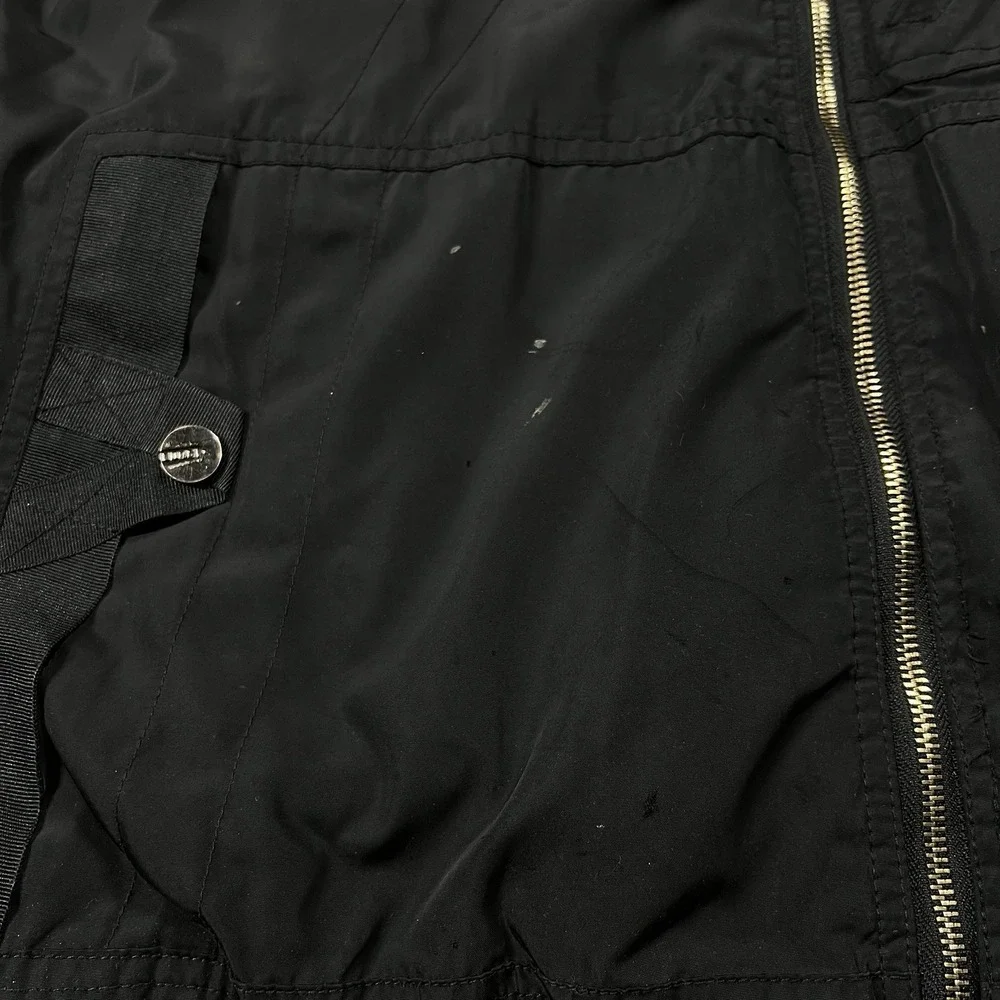 Coogi Jacket Mens XL Black‎ Bomber Insulated Lined Australia Patch Coat